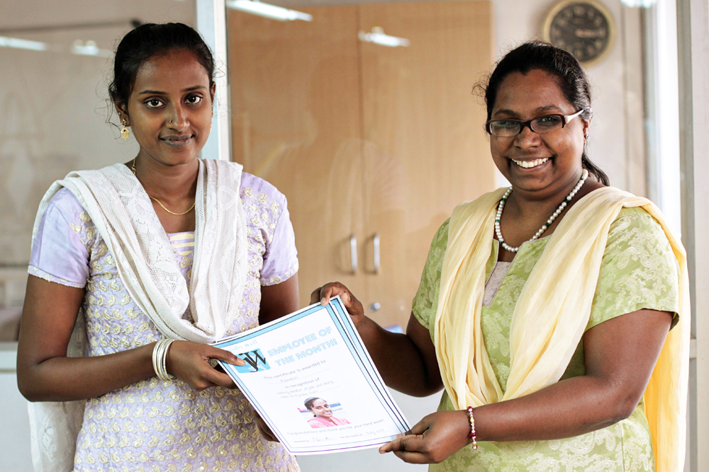Employee of the month, July 2013: Kamakshi
